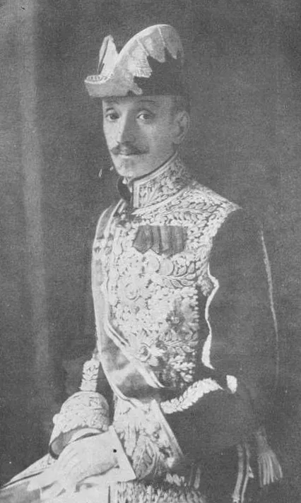 Porträt von Prinz Sergei Nikolaevich Sverbeev (1857–1922) – Gedenkseite