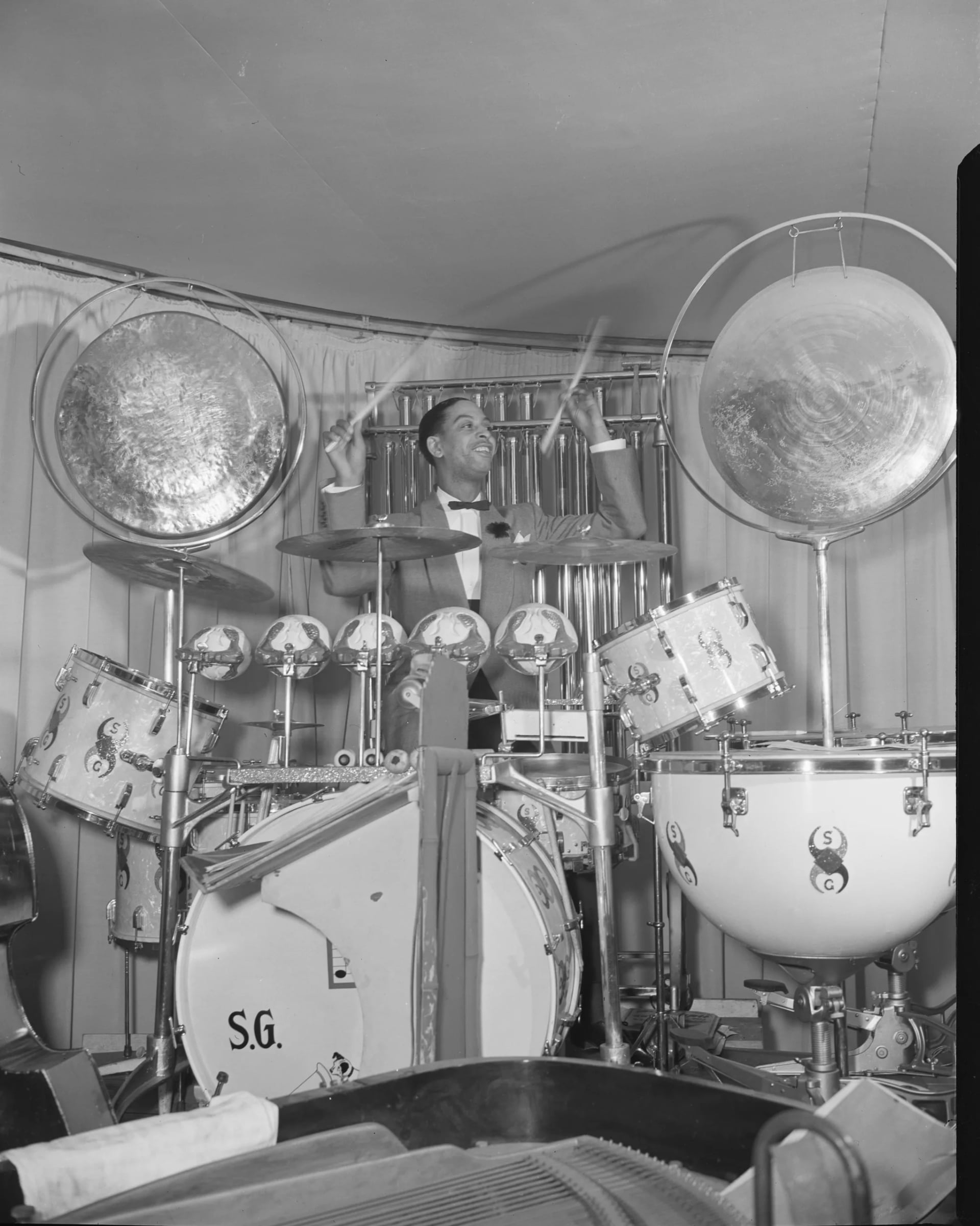 Porträt von Sonny Greer (1895–1982) – Gedenkseite