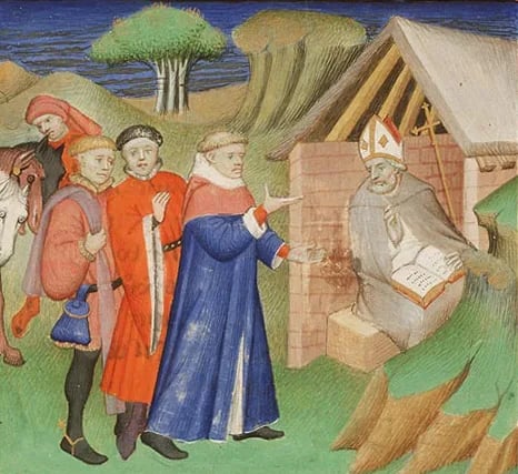 Portrait of von Canterbury Elphegus (954–1012) – memorial page