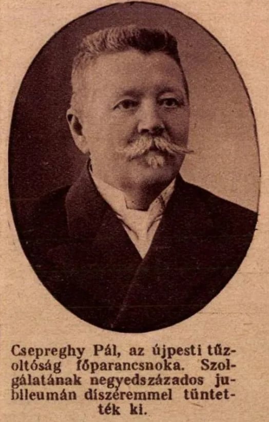 Porträt von Pál Csepreghy (1857–1943) – Gedenkseite