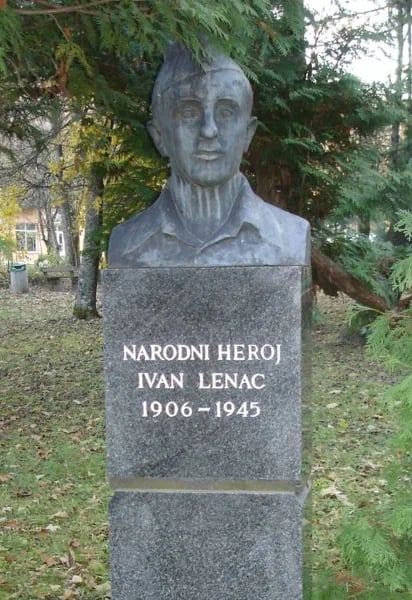 Porträt von Ivan Lenac (1906–1945) – Gedenkseite