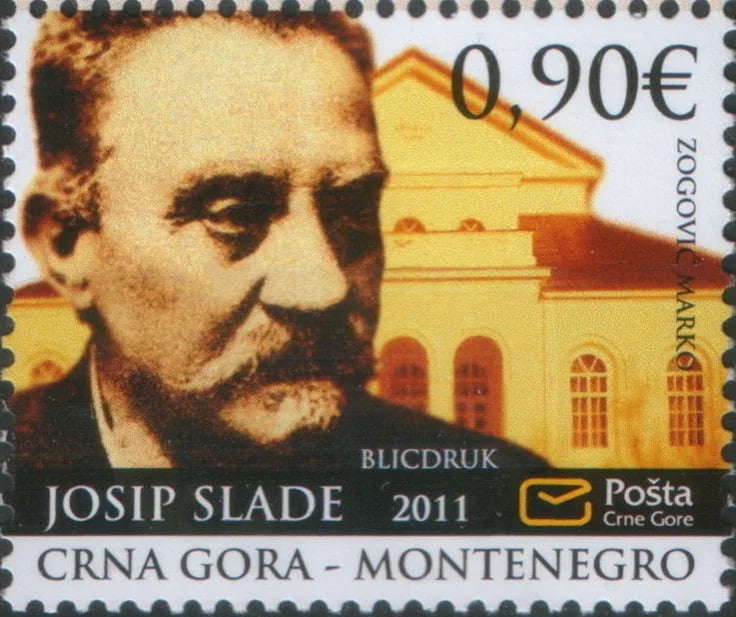 Porträt von Josip Slade (1828–1911) – Gedenkseite