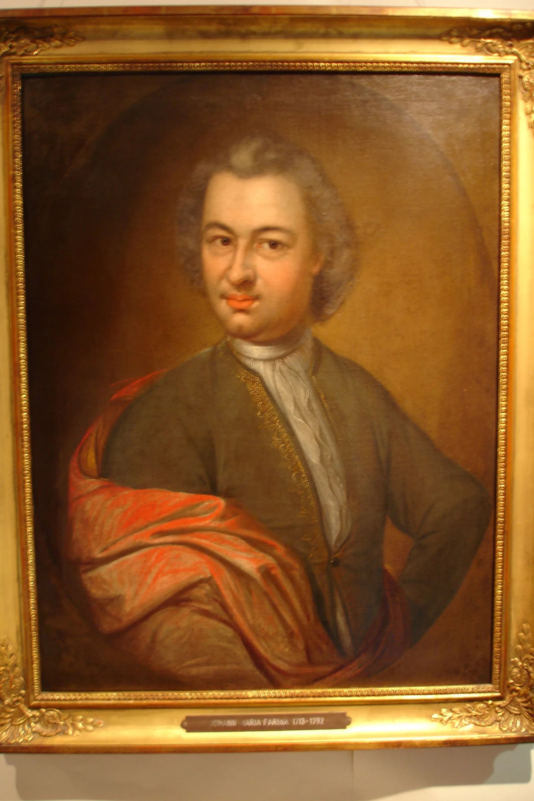 Portrait of Johann Maria Farina III (1713–1792) – memorial page