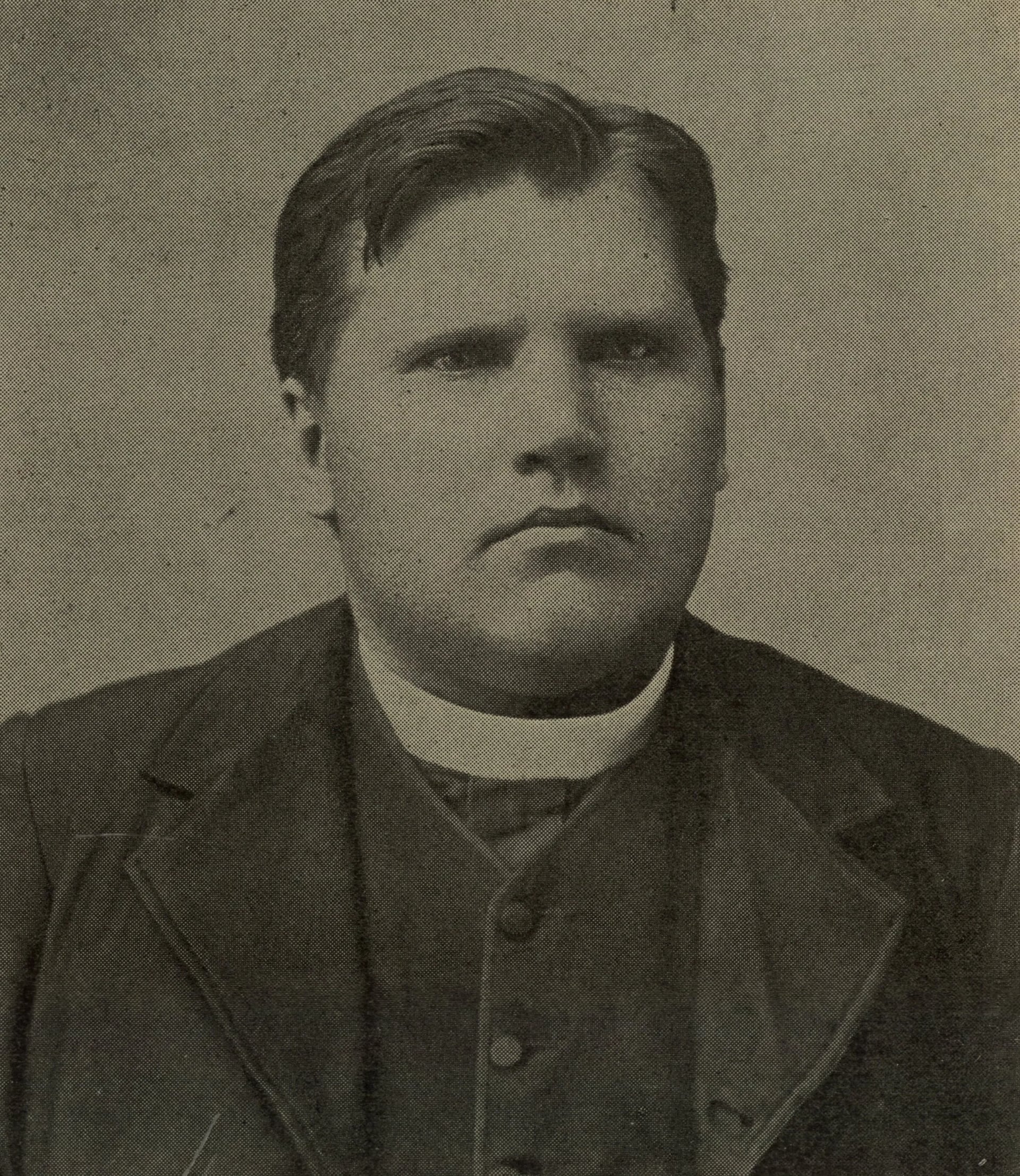 Porträt von Aleksandras Burba (1854–1898) – Gedenkseite