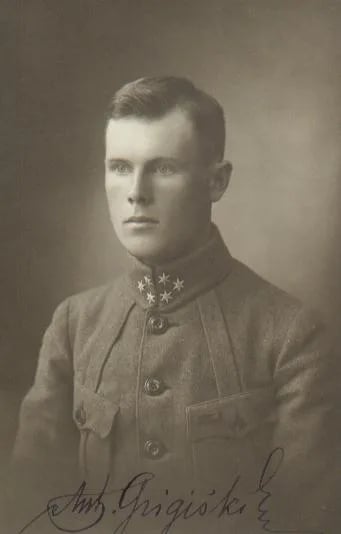 Portrait of Antanas Grigiškis (1895–1987) – memorial page