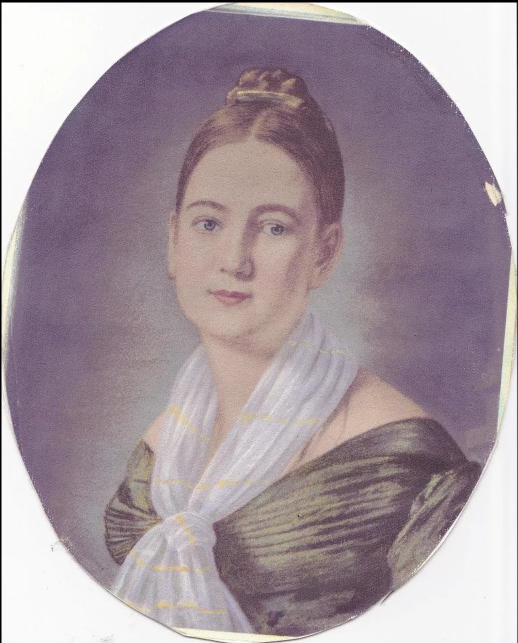 Portrait of Mary Powell Mills (1816–1894) – memorial page
