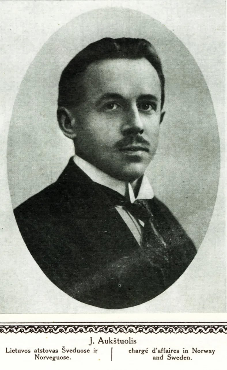 Portrait of Jonas Aukštuolis (1885–1949) – memorial page