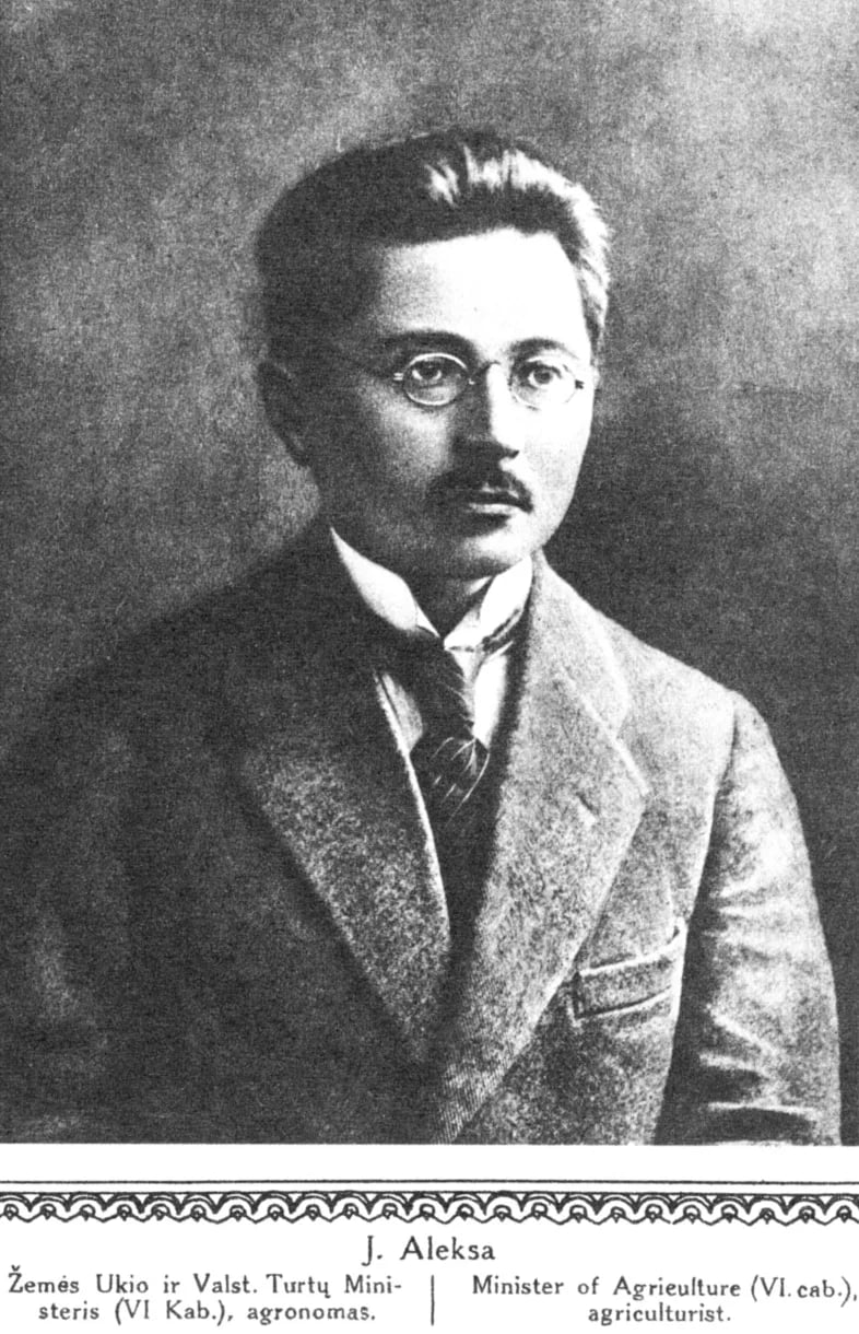 Portrait of Jonas Pranas Aleksa (1879–1955) – memorial page