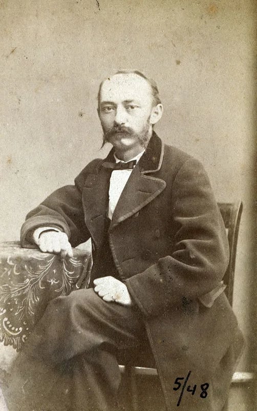 Porträt von Jan Witold Emanuel Tyszkiewicz (1831–1892) – Gedenkseite