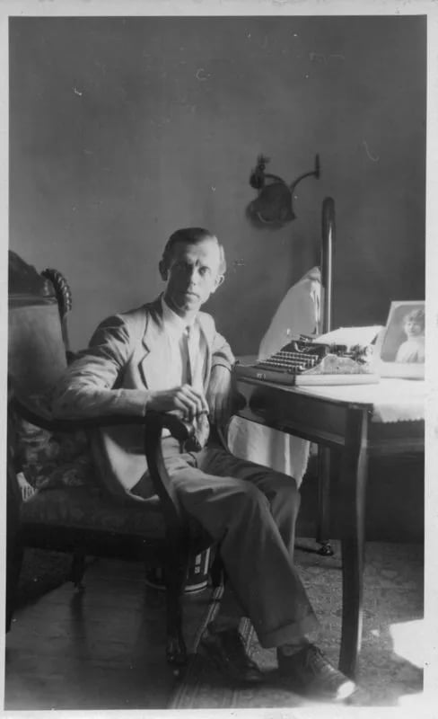 Porträt von Juozas Pronskus (1893–1984) – Gedenkseite