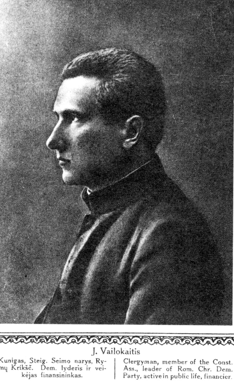 Portrait of Juozas Vailokaitis (1886–1953) – memorial page