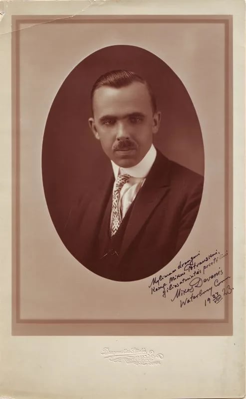 Portrait of Mykolas Devenis (1891–1978) – memorial page