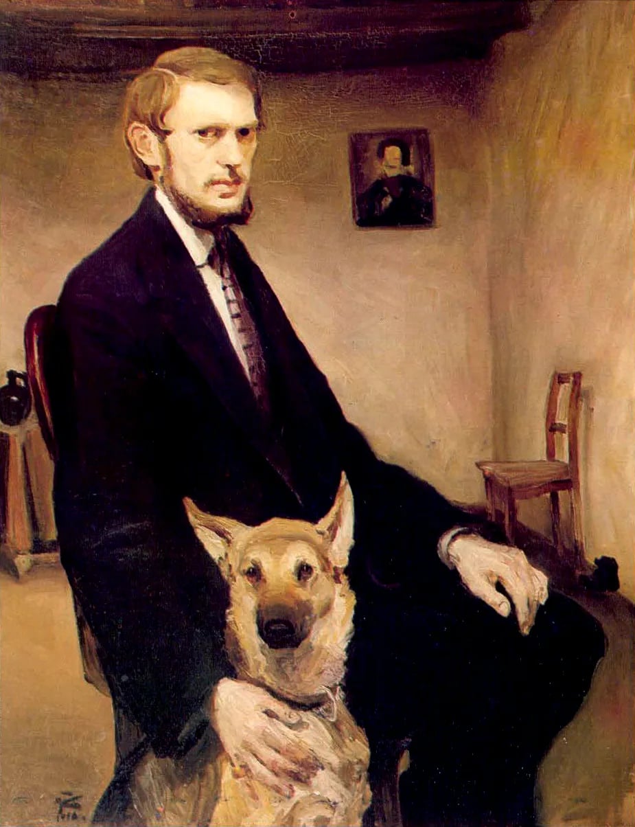 Porträt von Miroslav Kraljević (1885–1913) – Gedenkseite
