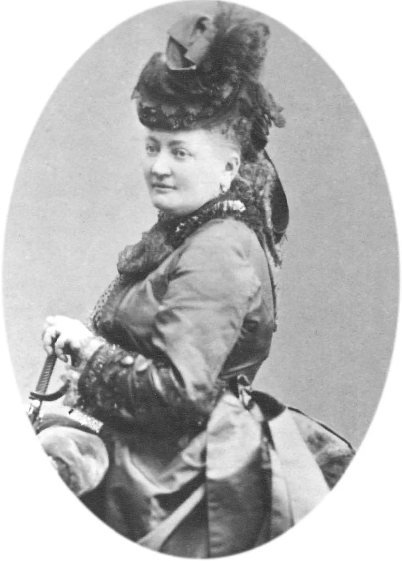 Porträt von Marie Blanc (1833–1881) – Gedenkseite