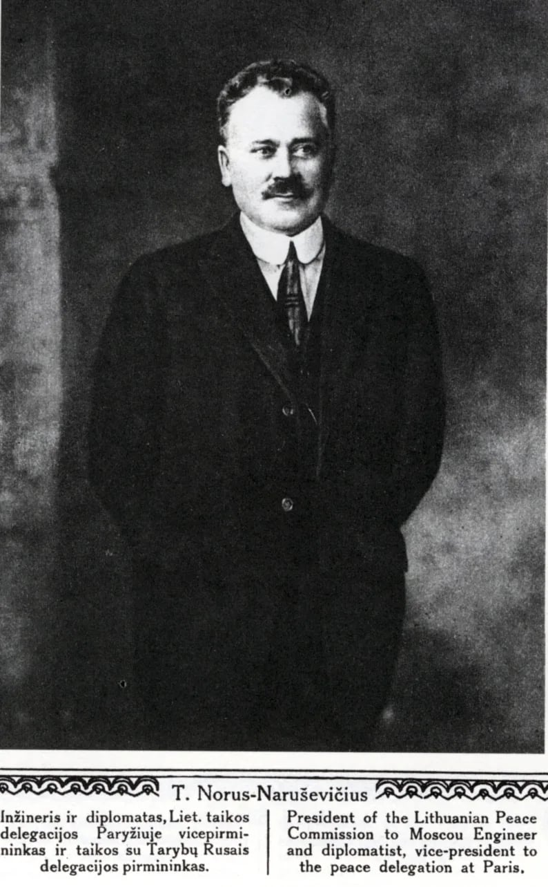 Portrait of Tomas Naruševičius (1871–1927) – memorial page