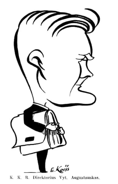 Porträt von Vytautas Augustaitis (1904–1958) – Gedenkseite