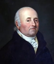 Porträt von Johann Theodor Roscher (1755–1829) – Gedenkseite