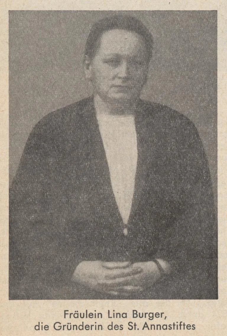 Porträt von Karolina Burger (1879–1949) – Gedenkseite