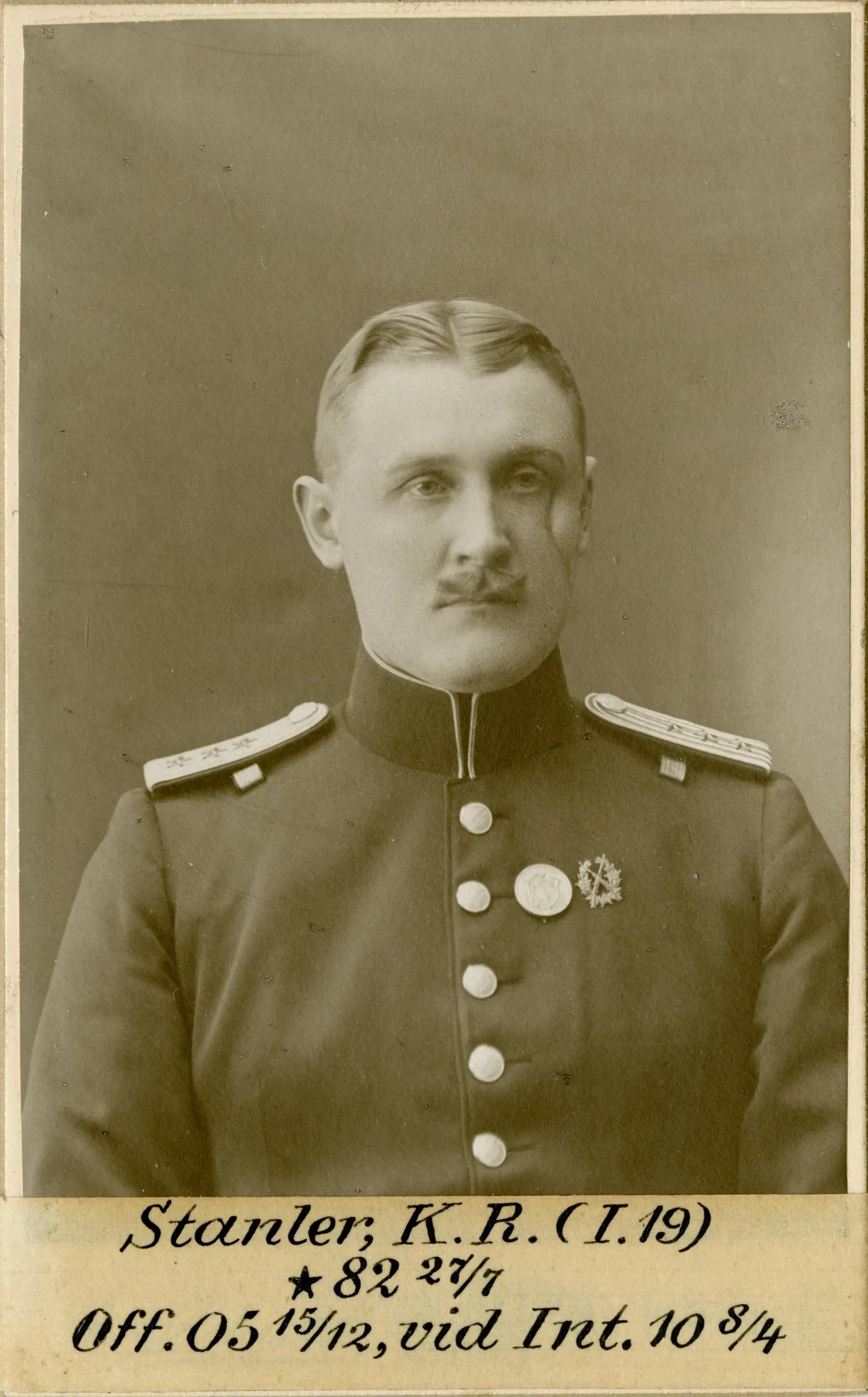 Porträt von Knut Stanler (1882–1967) – Gedenkseite