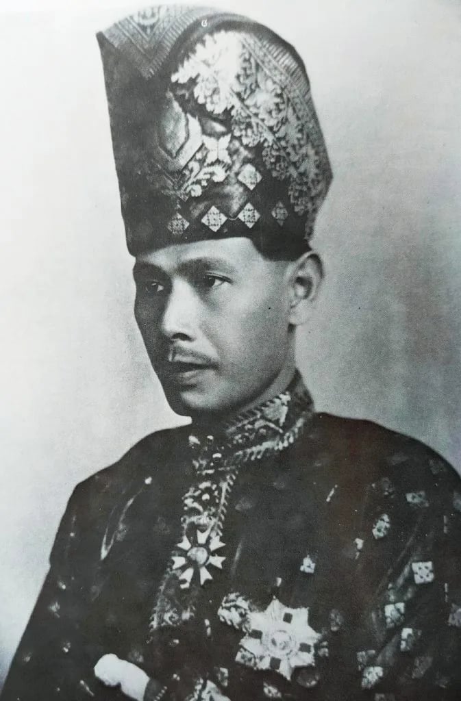 Porträt von Sulaiman Badrul Alam Shah of Terengganu (1895–1942) – Gedenkseite