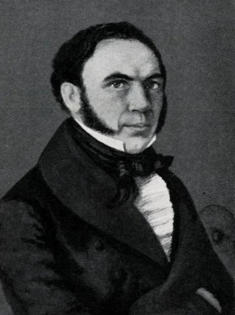 Porträt von Henrik Helliesen (1790–1861) – Gedenkseite