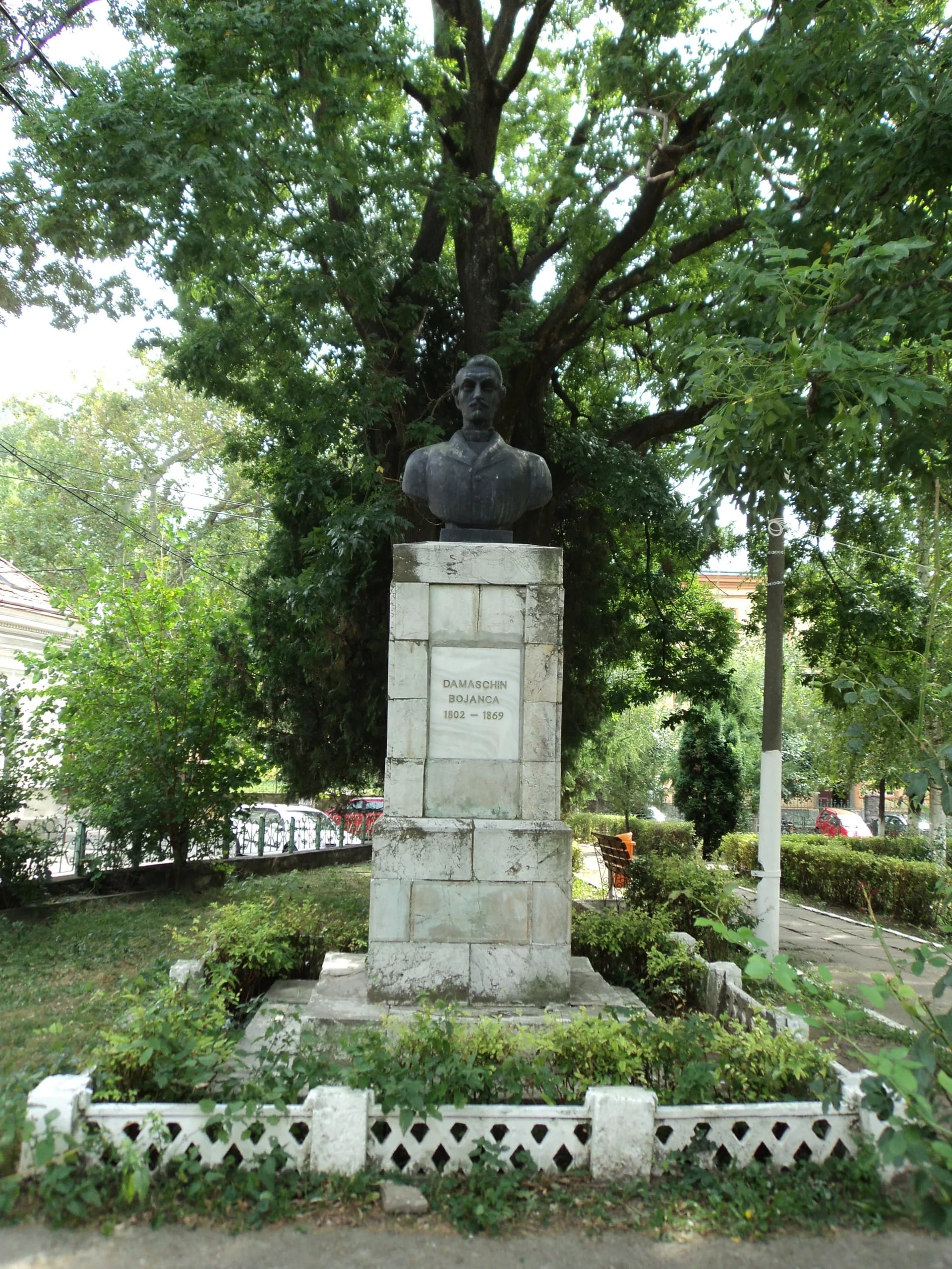 Porträt von Damaschin Bojincă (1802–1869) – Gedenkseite