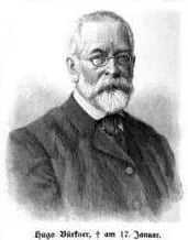 Portrait of Hugo Bürkner (1818–1897) – memorial page
