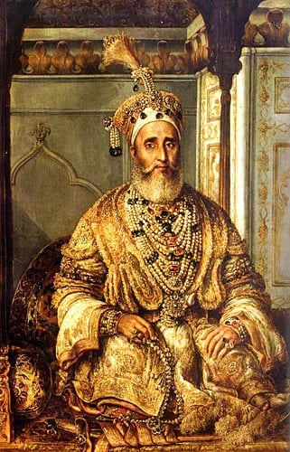 Portrait of Bahadur Shah II. (1775–1862) – memorial page