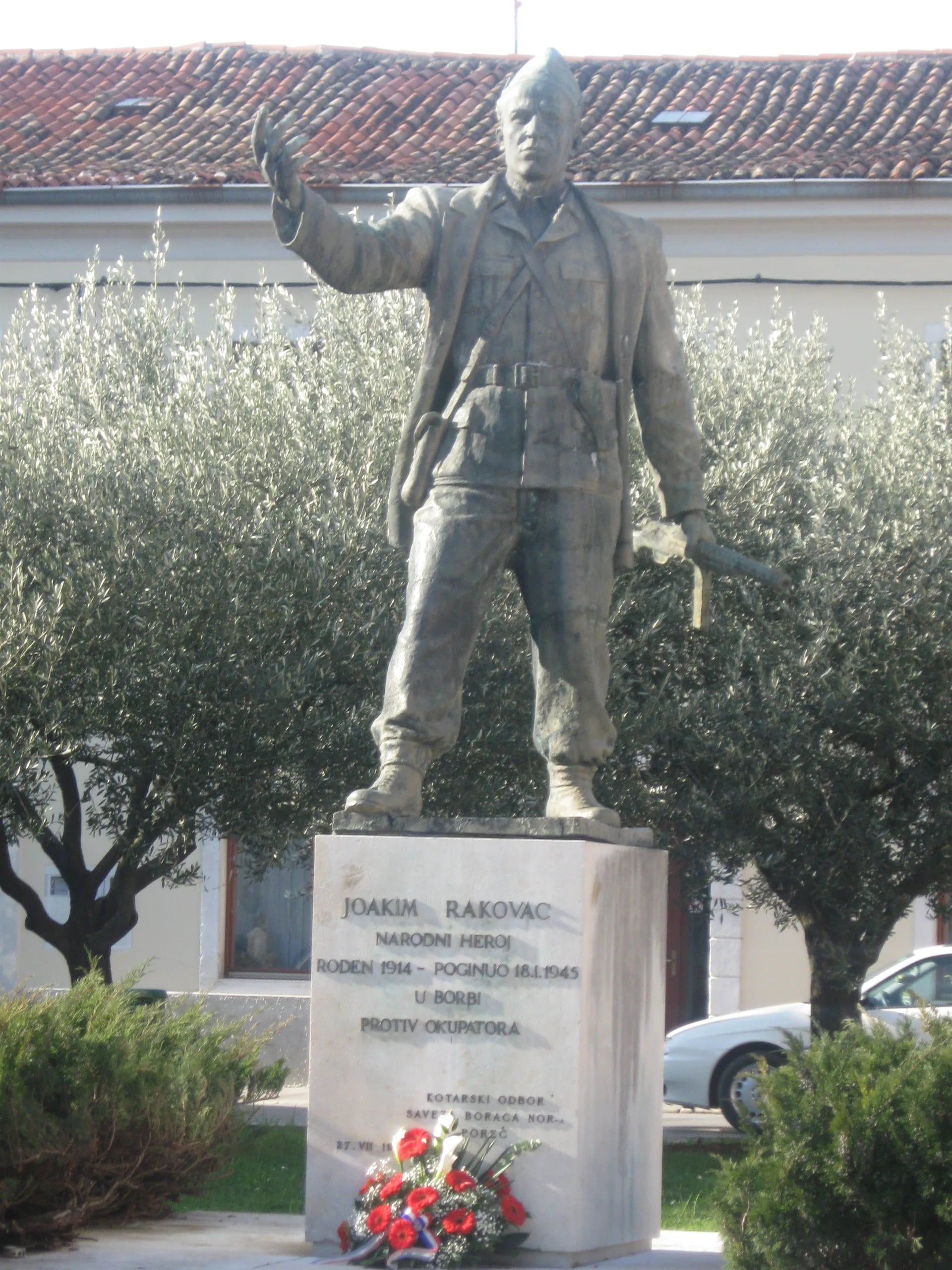 Porträt von Joakim Rakovac (1914–1945) – Gedenkseite