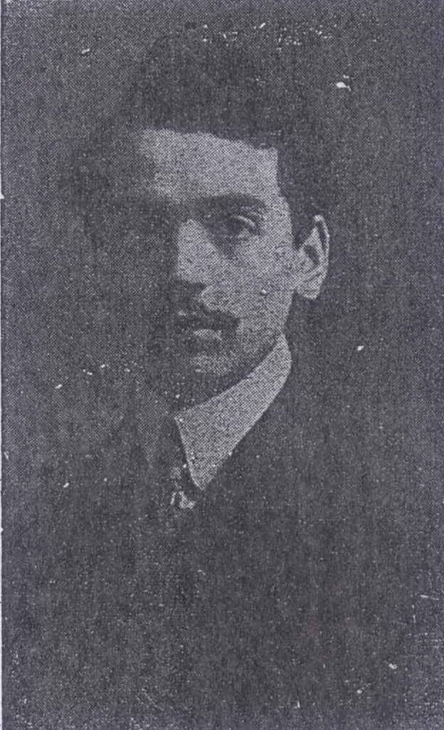 Porträt von Aleksandar Živanović (1890–1912) – Gedenkseite
