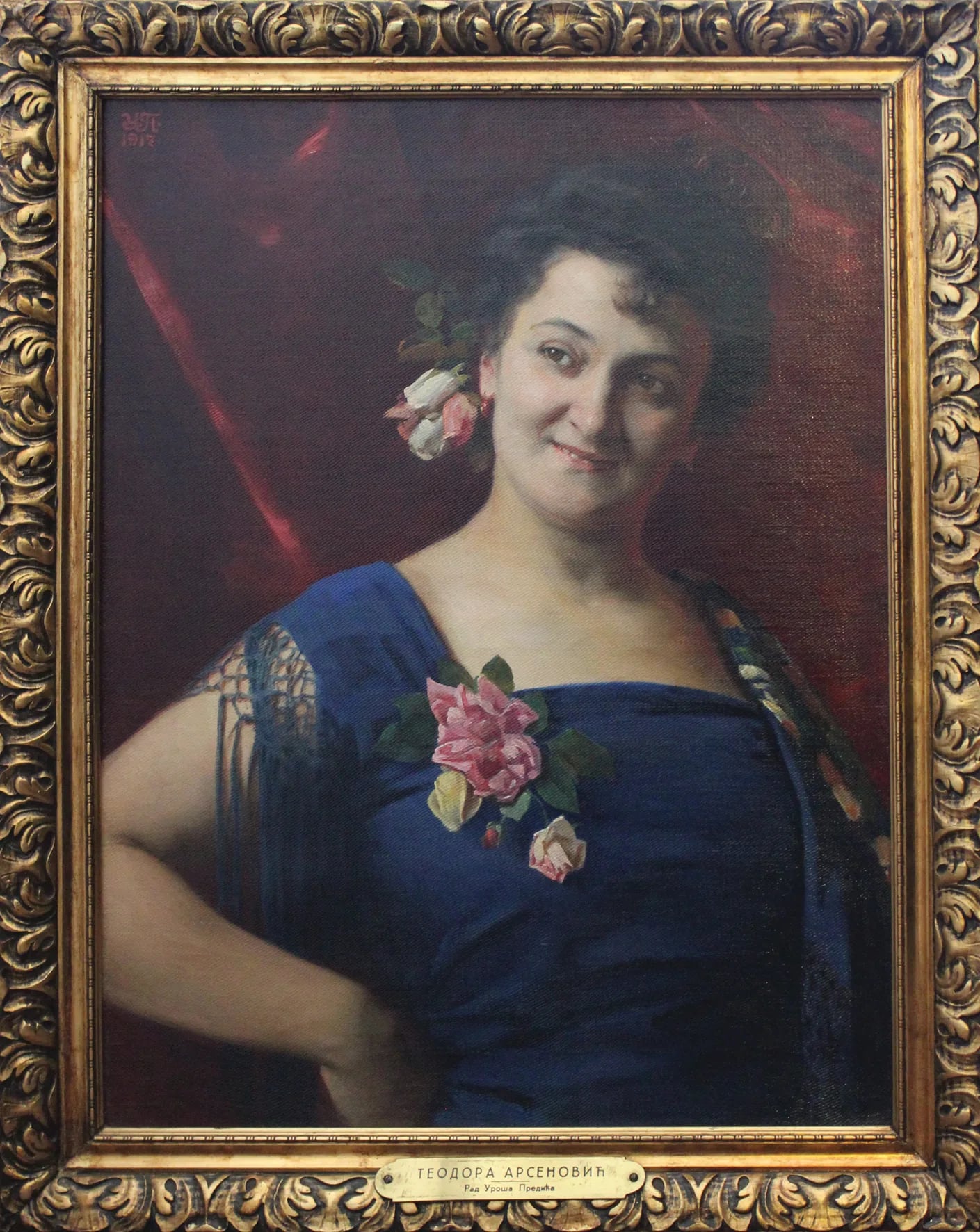 Porträt von Teodora Arsenović (1885–1960) – Gedenkseite