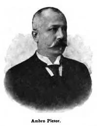 Portrait of Ambro Pietor (1843–1906) – memorial page
