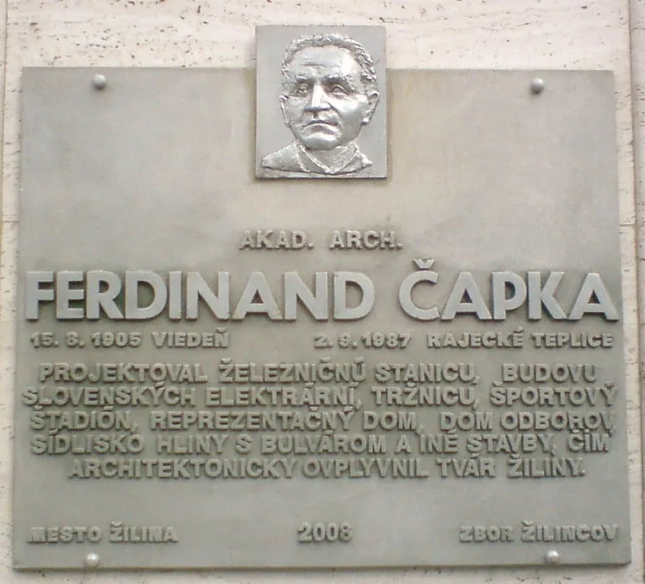 Portrait of Ferdinand Čapka (1905–1987) – memorial page