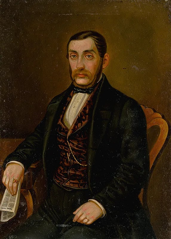 Porträt von Peter Makovický (1824–1911) – Gedenkseite