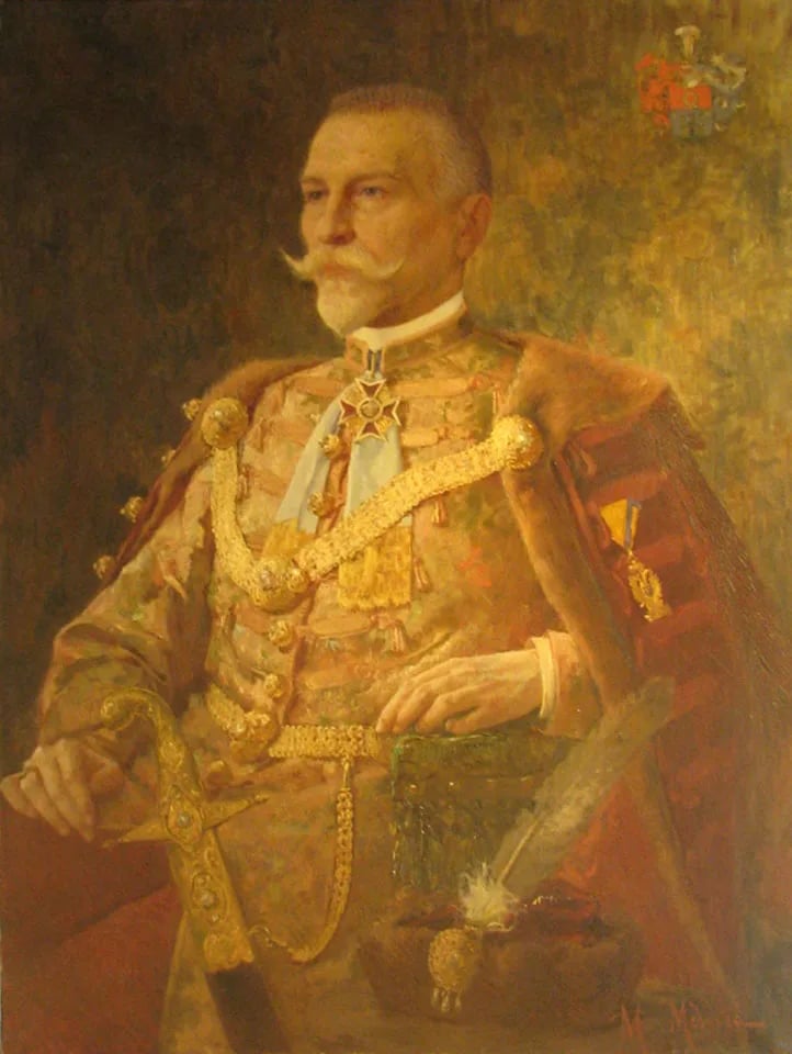 Porträt von Adolf Mošinsky (1843–1907) – Gedenkseite