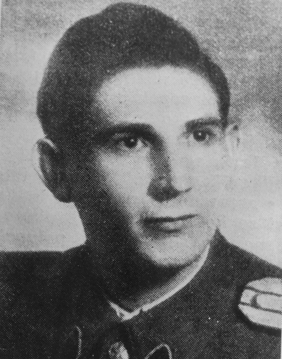 Porträt von Anton Okrogar (1923–1955) – Gedenkseite