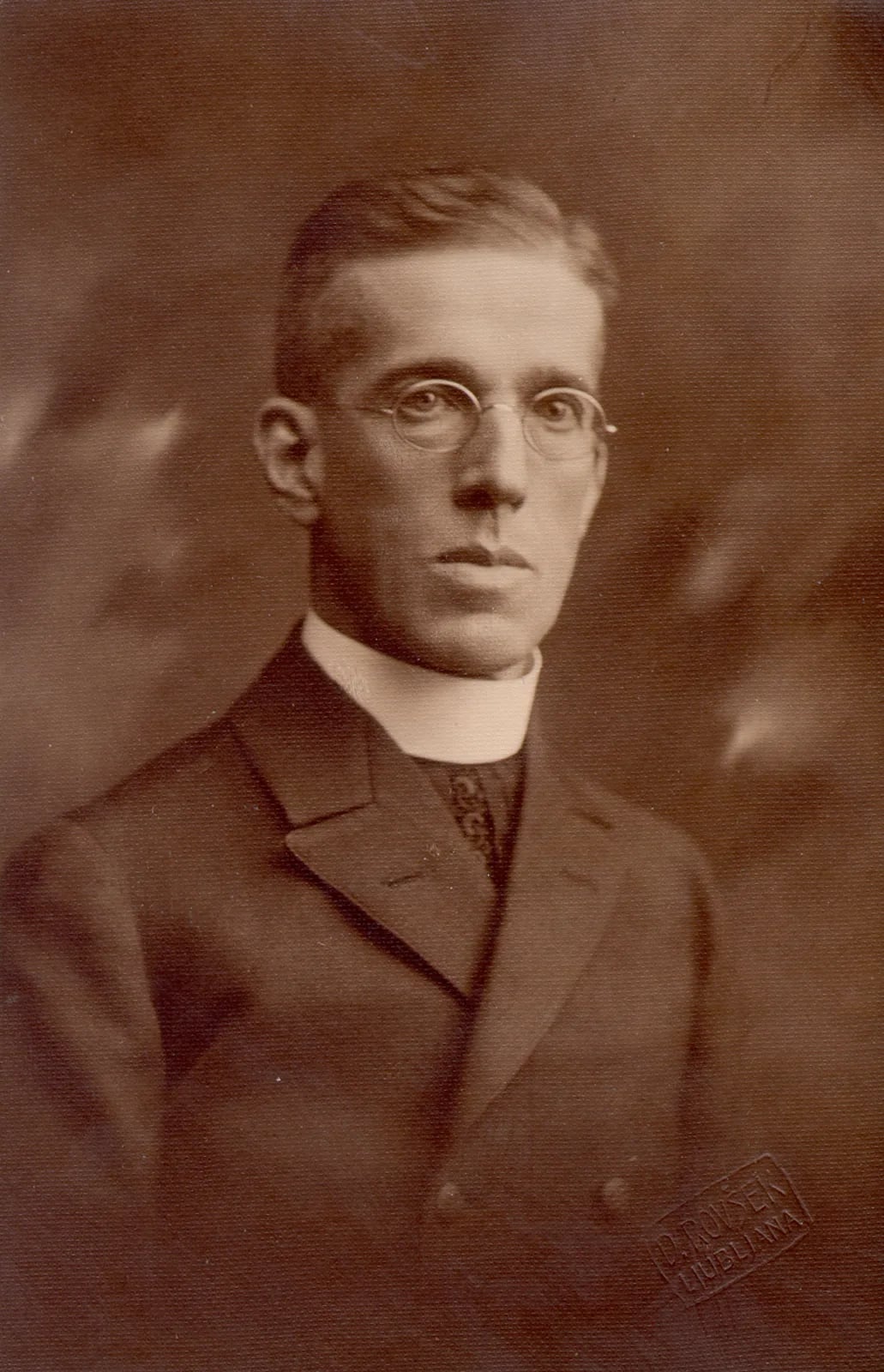 Porträt von Anton Čadež (1870–1960) – Gedenkseite