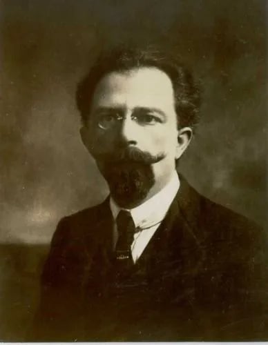 Porträt von Dragotin Gustinčič (1882–1974) – Gedenkseite
