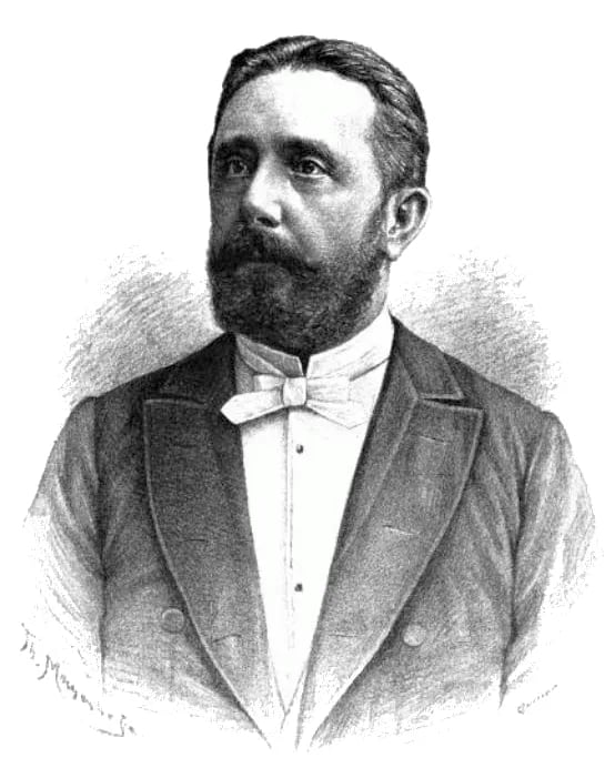 Porträt von Franz Vrbanič (1847–1909) – Gedenkseite