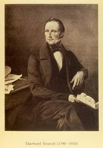 Porträt von Eberhard Hoesch (1790–1852) – Gedenkseite