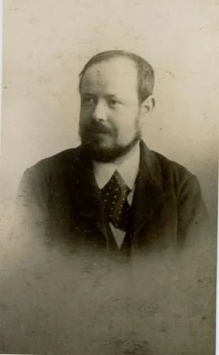 Porträt von Konrad Črnologar (1860–1904) – Gedenkseite