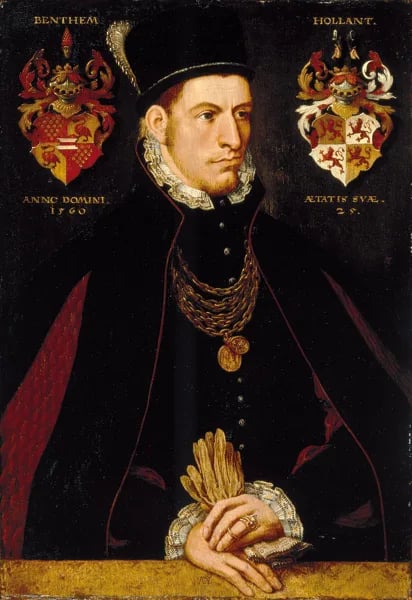 Porträt von Eberwin III. von Bentheim-Steinfurt (1536–1562) – Gedenkseite