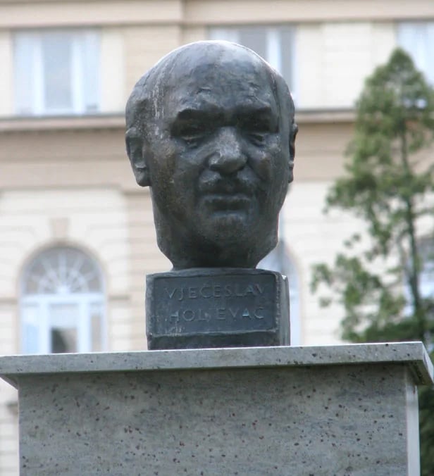Portrait of Većeslav Holjevac (1917–1970) – memorial page