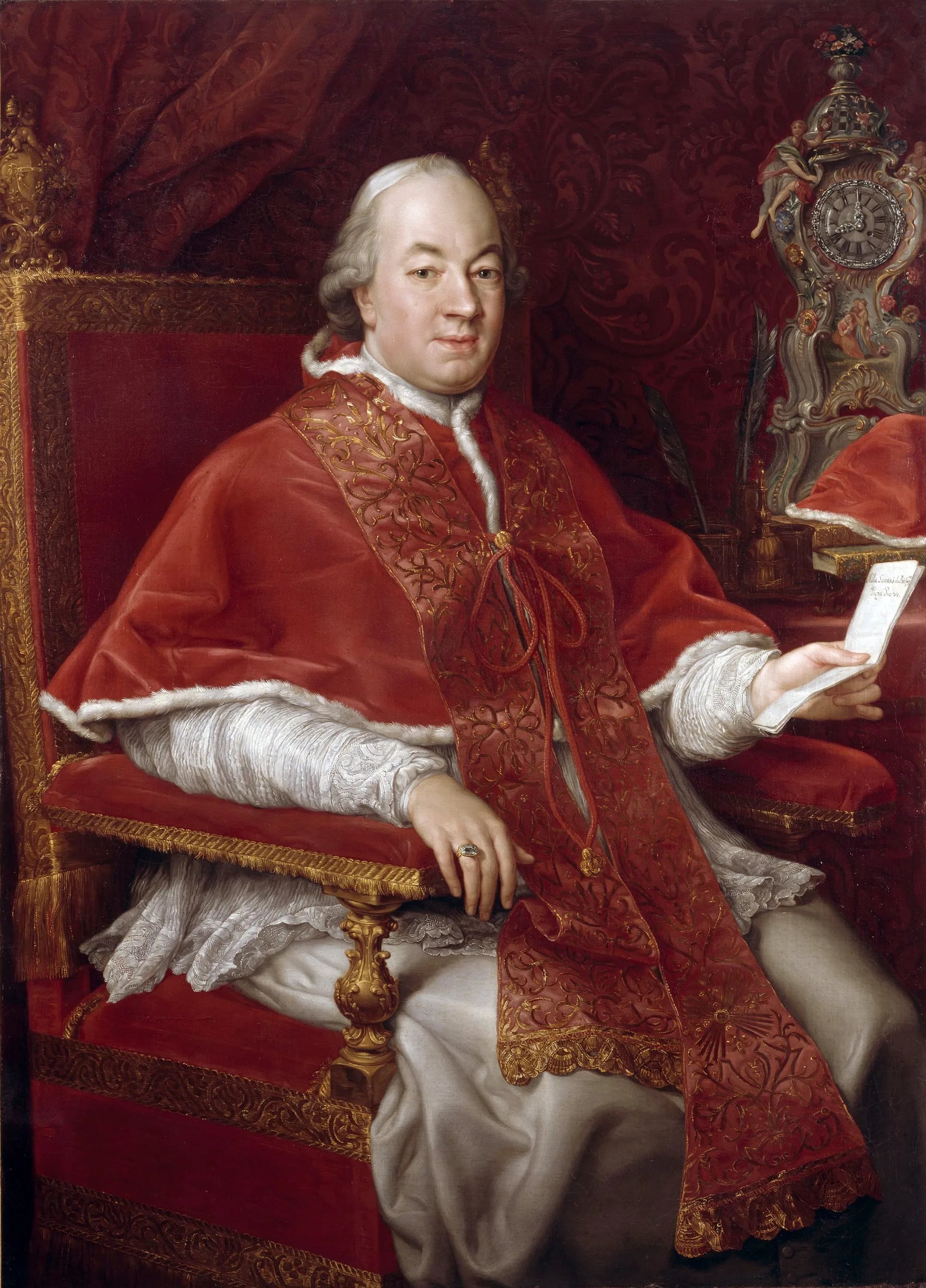 Porträt von Pius VI. (1717–1799) – Gedenkseite