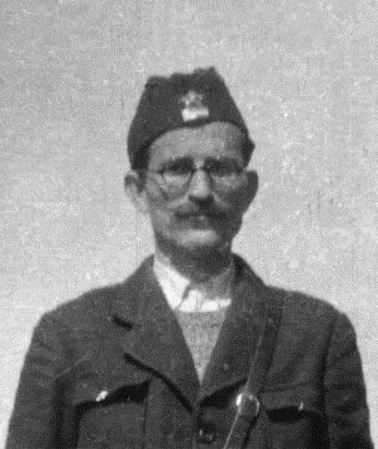 Porträt von Ivan Milutinović (1901–1944) – Gedenkseite