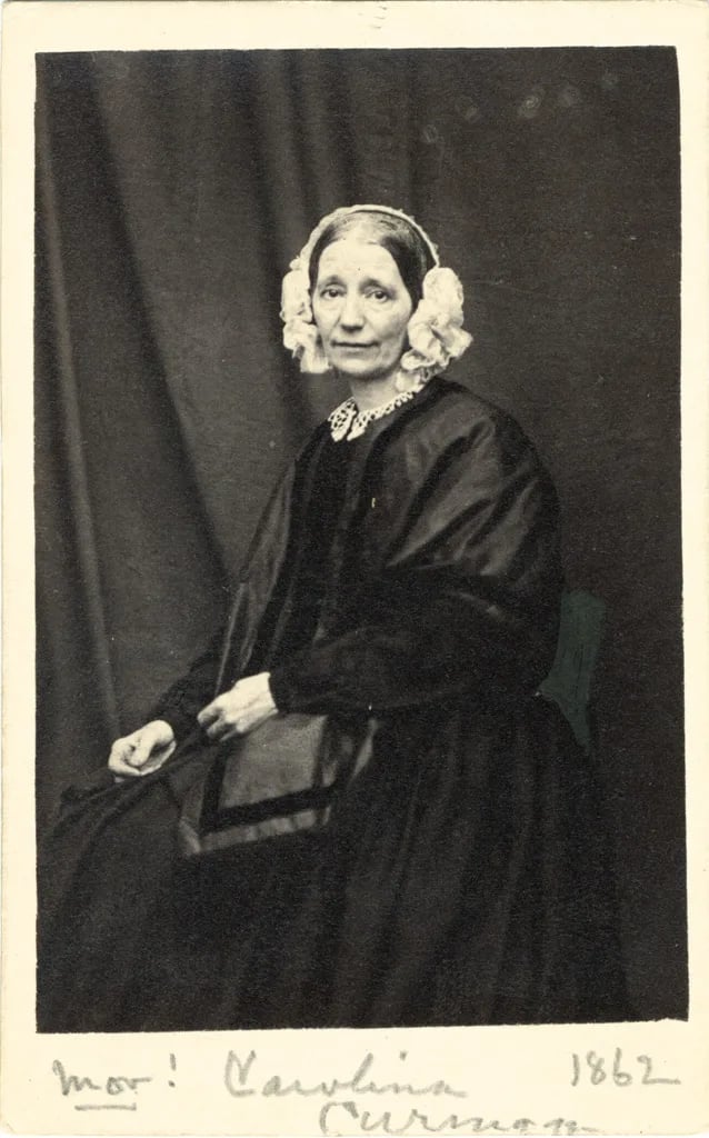 Porträt von Carolina Curman (1807–1895) – Gedenkseite