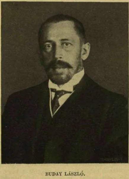 Porträt von László Buday (1873–1925) – Gedenkseite