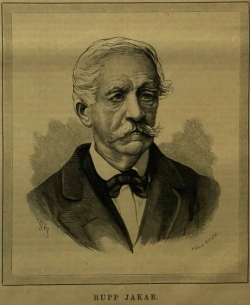 Portrait of Jakab Rupp (1800–1879) – memorial page
