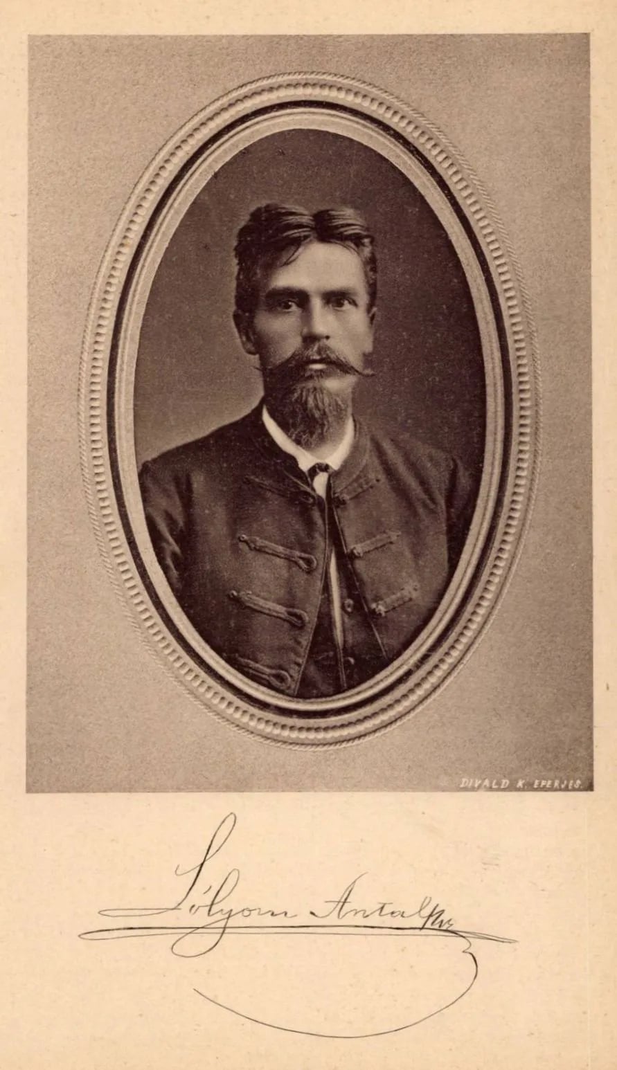 Portrait of Antal Sólyom (1843–1910) – memorial page