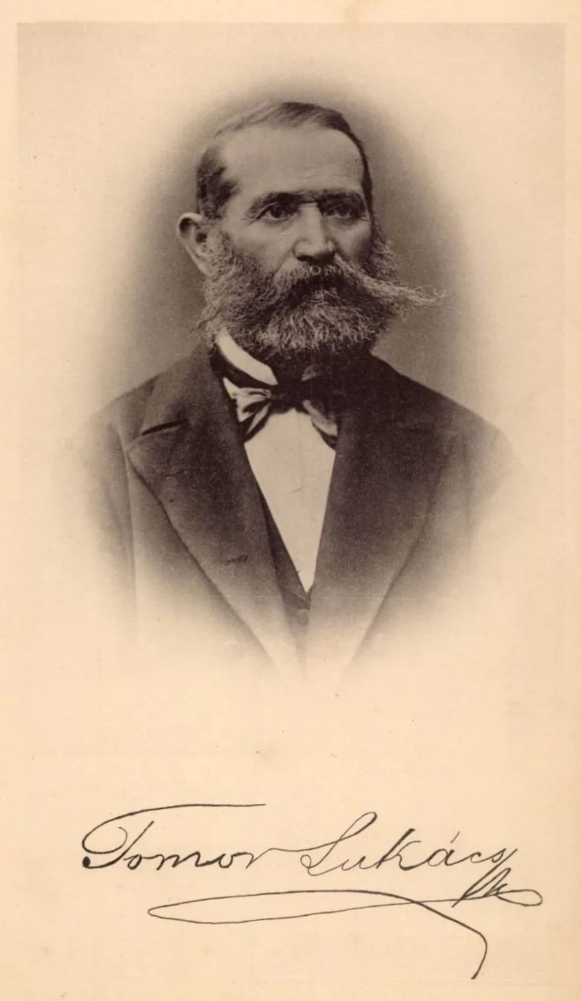 Portrait of Lukács Tomor (1824–1893) – memorial page